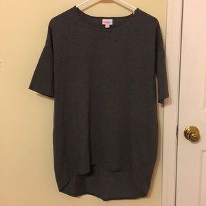 Lularoe dark solid grey sz xxs Irma